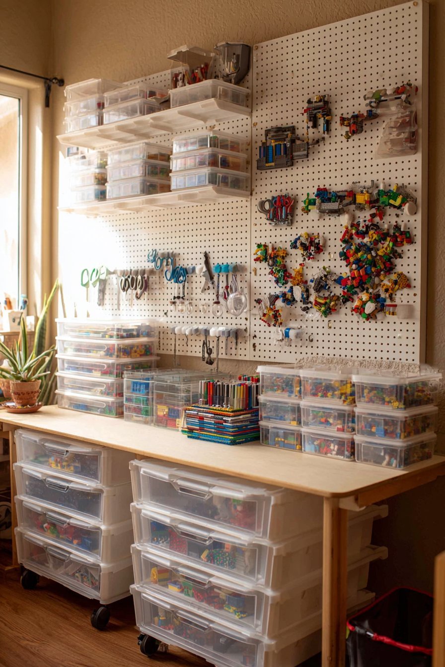Mobile Clear Drawer Storage System