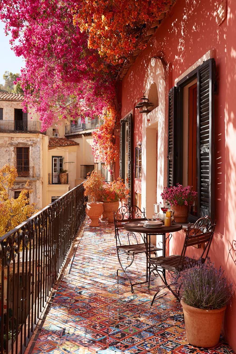 Mediterranean Sun-Drenched Terrace