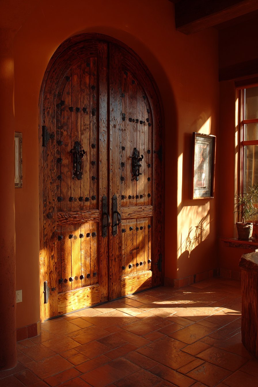 Mediterranean Mesquite with Wrought Iron Details