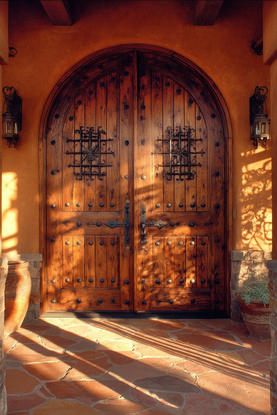 Mediterranean Mesquite with Wrought Iron Details