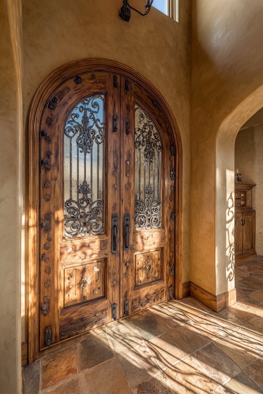 Mediterranean Mesquite with Wrought Iron Details