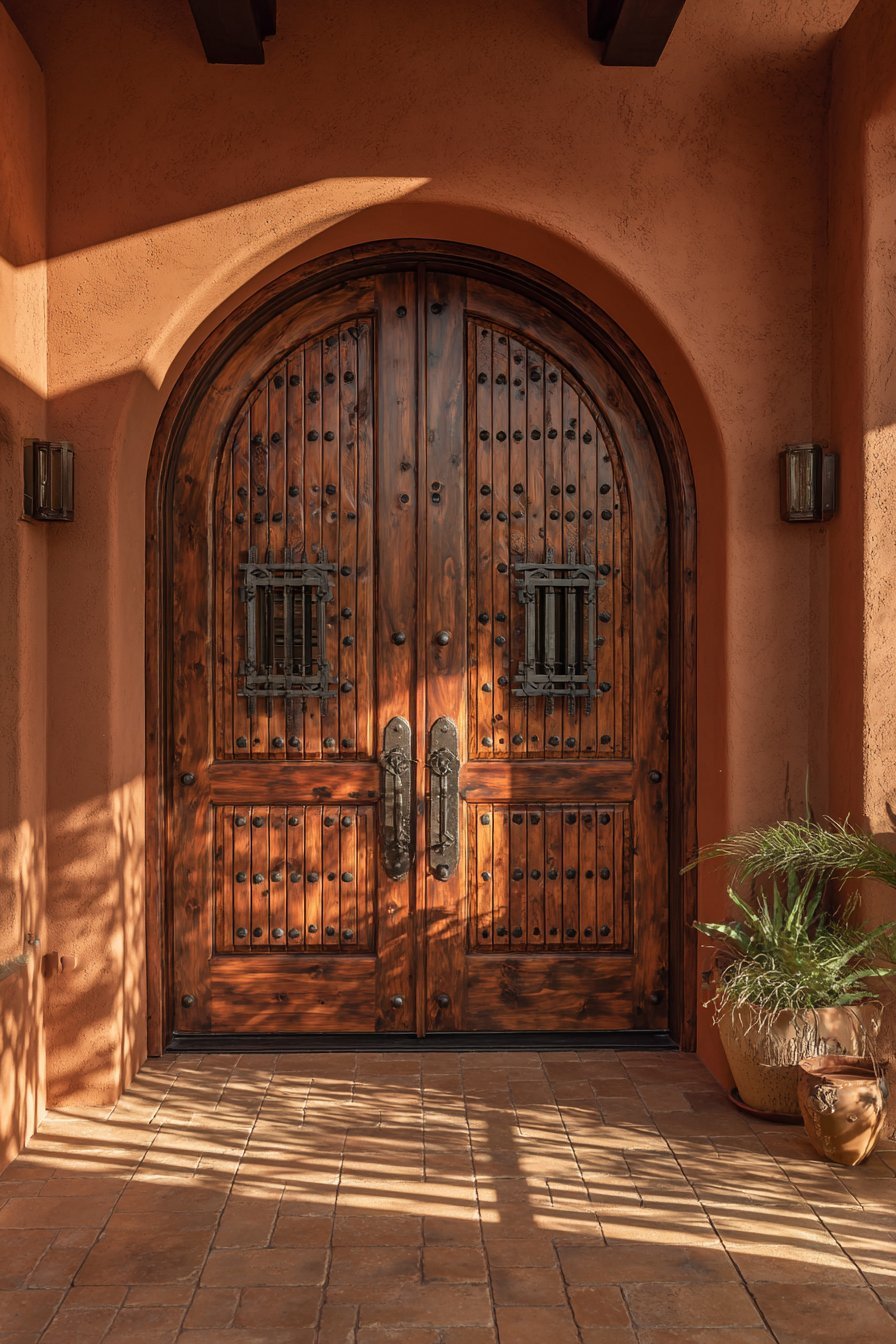 Mediterranean Mesquite with Wrought Iron Details