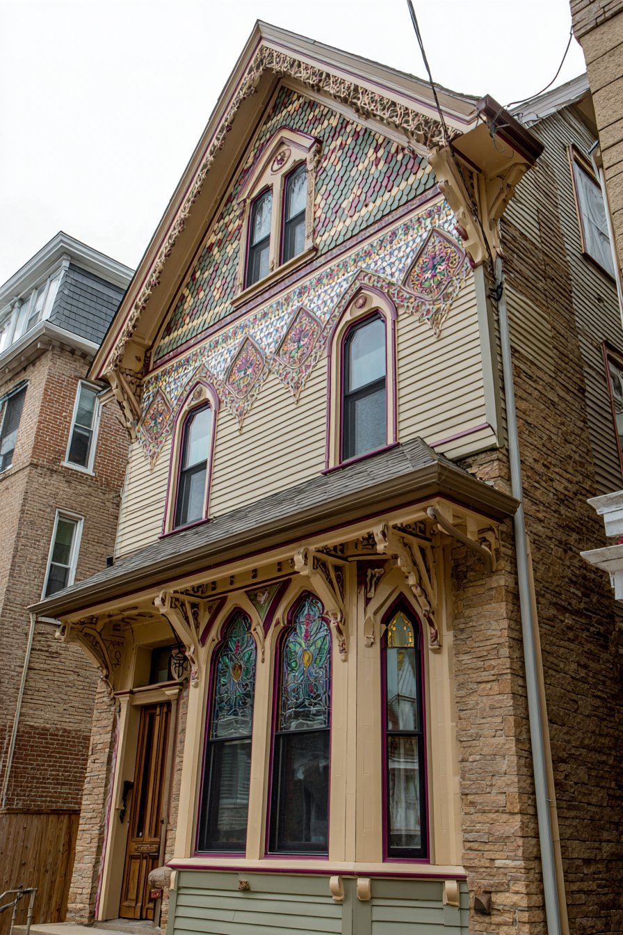 Victorian Gingerbread with Ornate Detailing