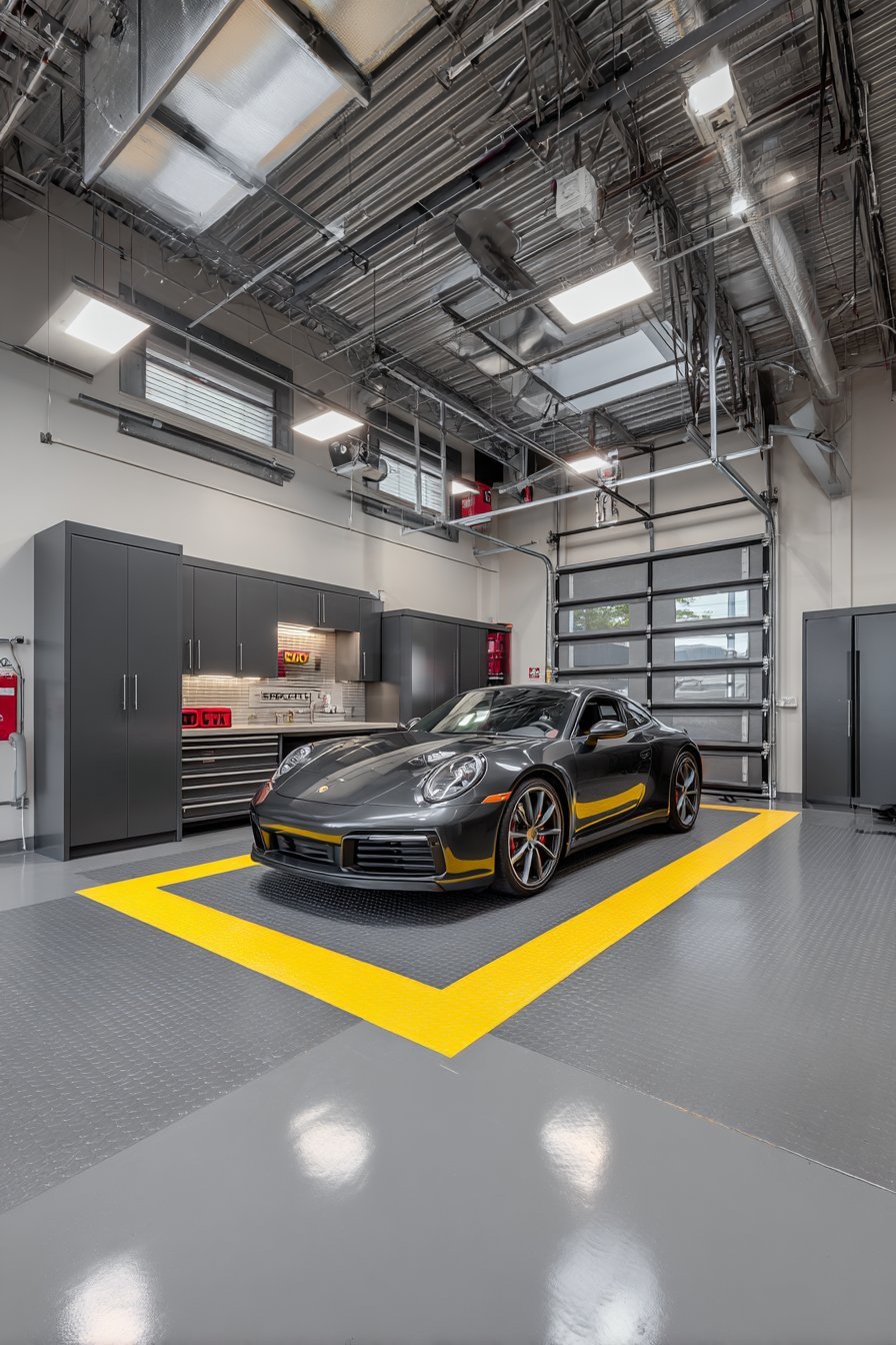 Multipurpose Garage with Designated Zones