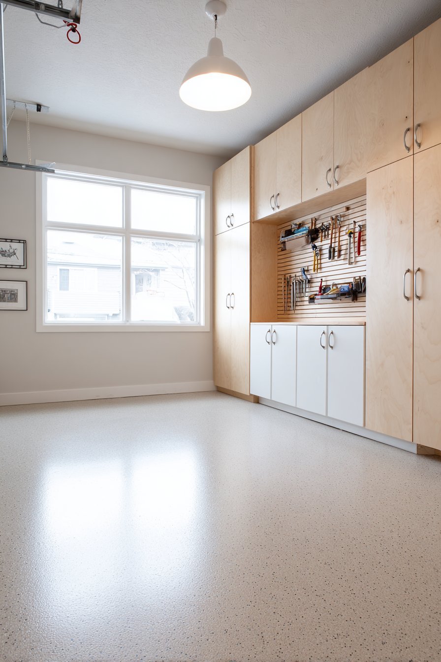 Scandinavian-Inspired Minimalist Garage