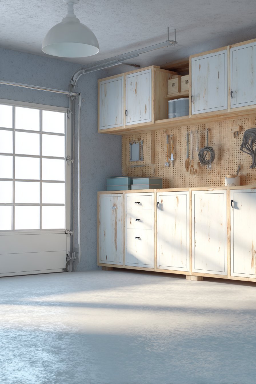 Scandinavian-Inspired Minimalist Garage