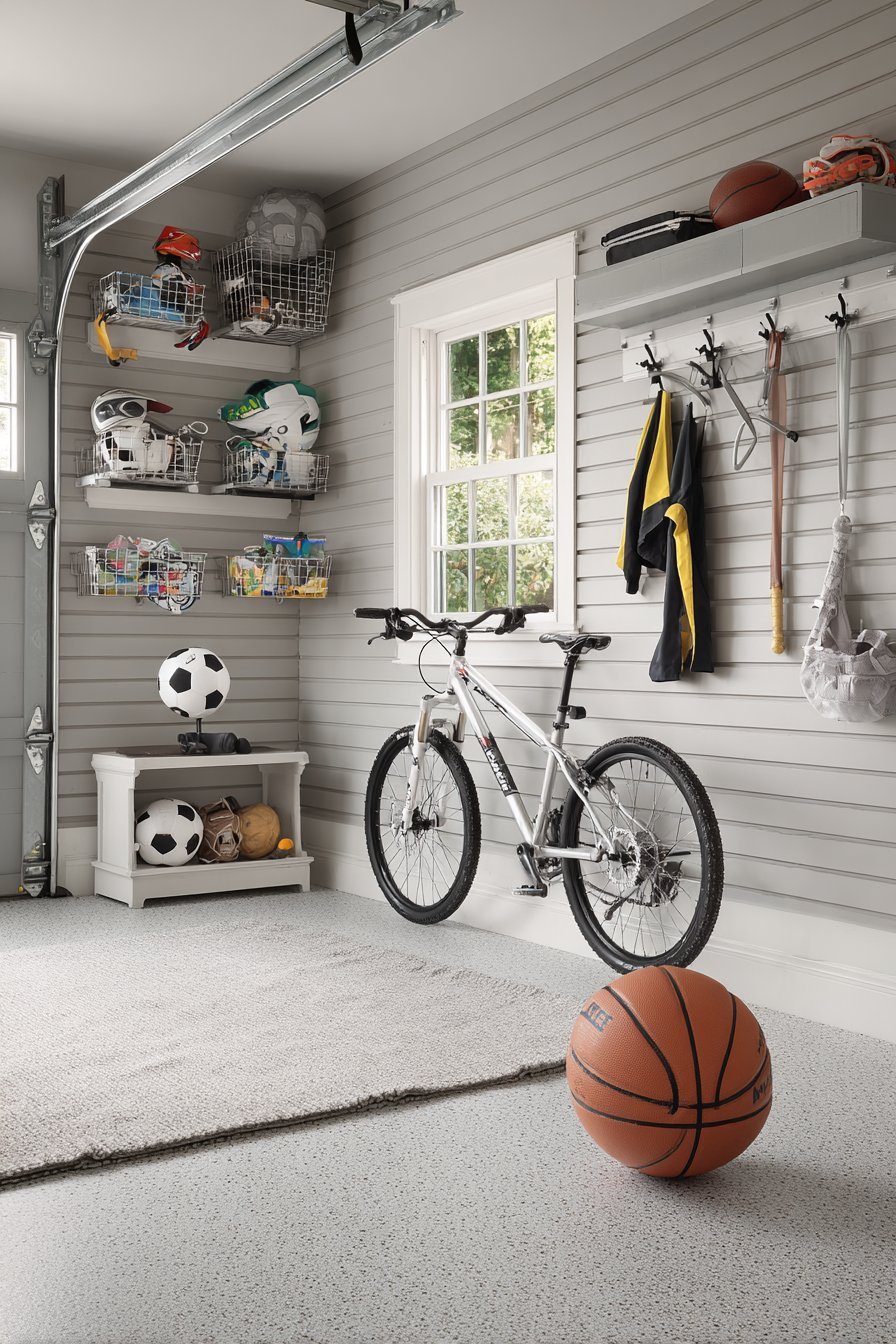 Garage-Style Slatwall Storage