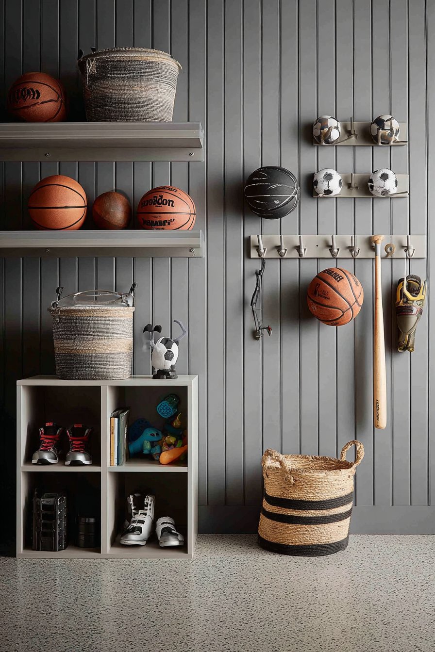 Garage-Style Slatwall Storage