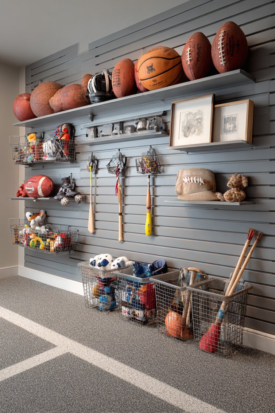 Garage-Style Slatwall Storage