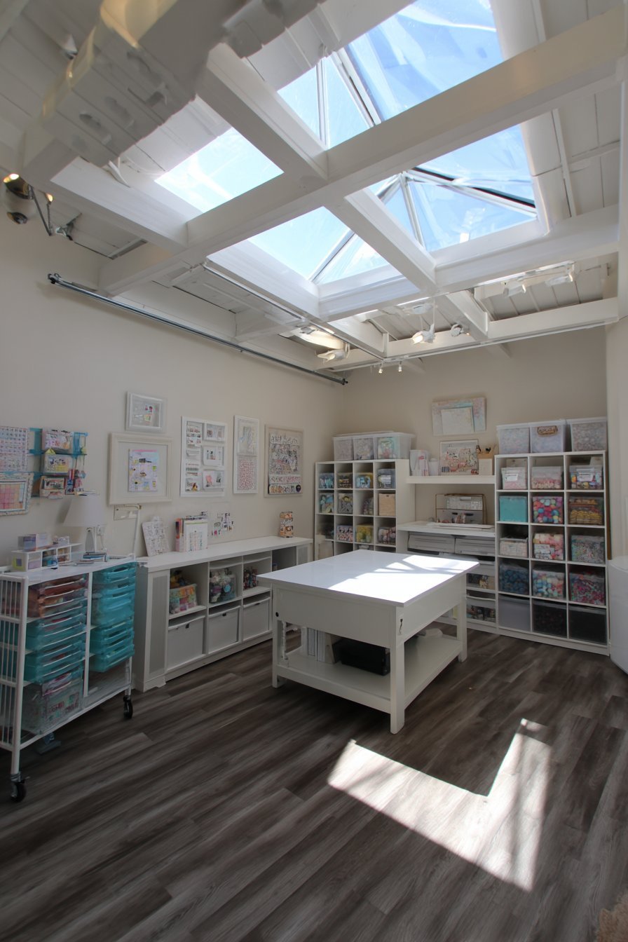 Garage Craft and Hobby Room Transformation