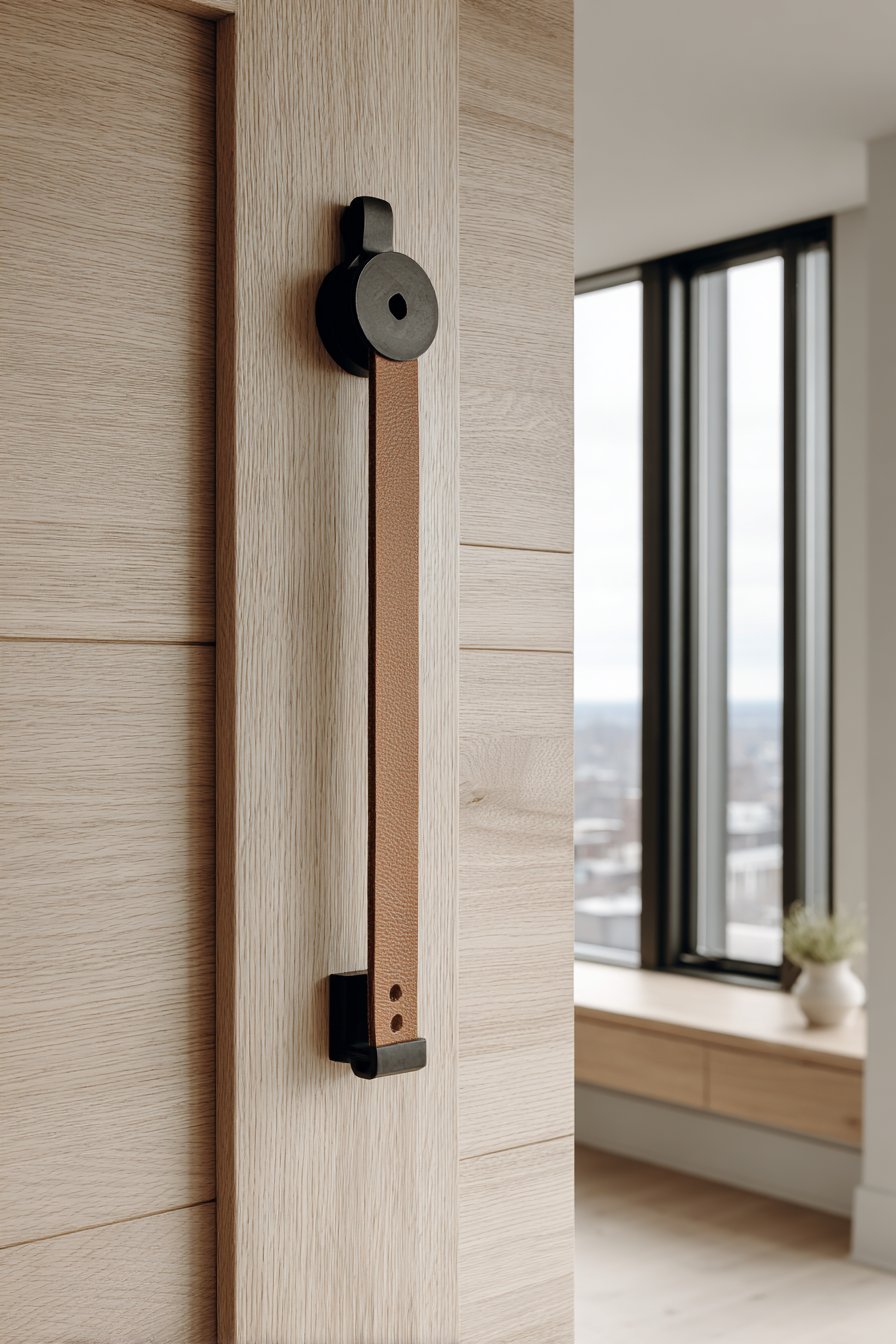  Scandinavian Ash Wood Mudroom Door