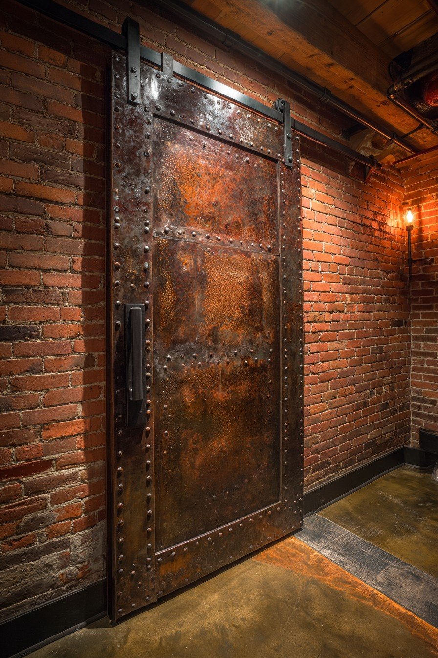Industrial Reclaimed Metal Door