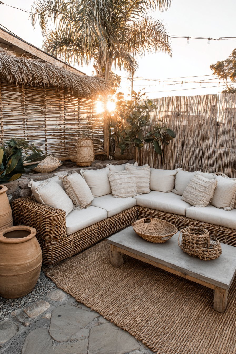 Rattan Lounge Resort-Inspired Oasis