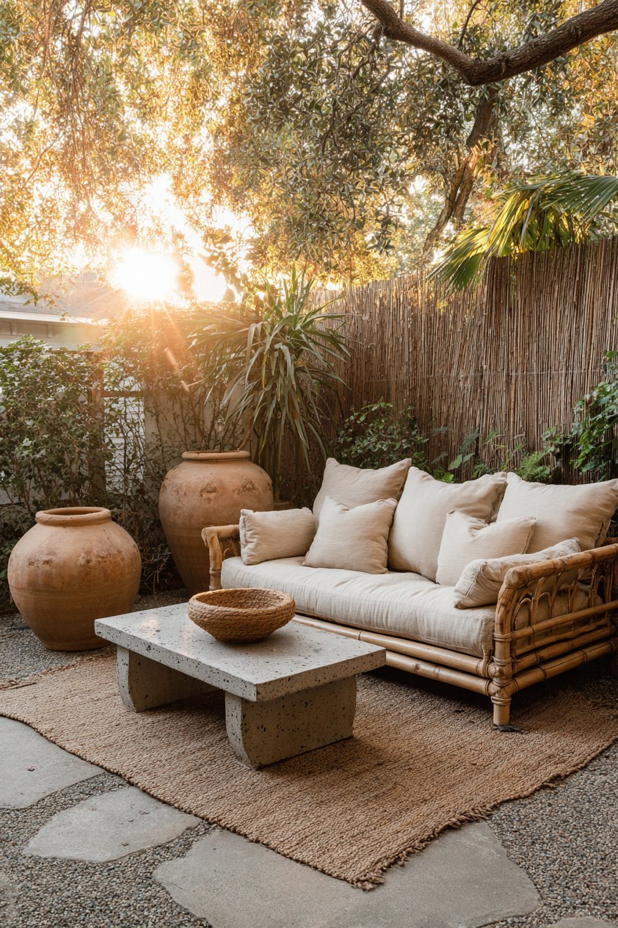 Rattan Lounge Resort-Inspired Oasis