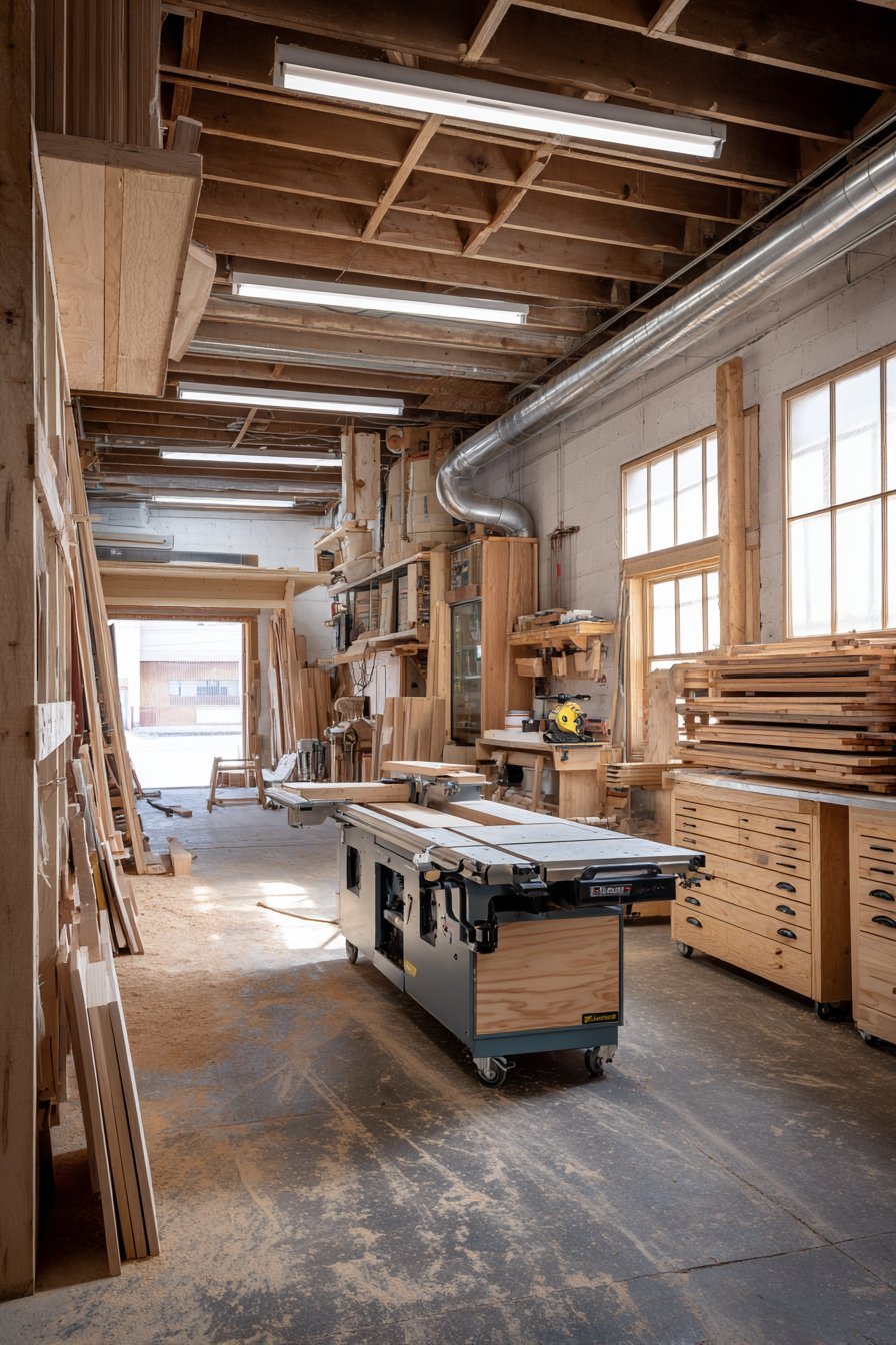 Professional Woodworking Shop Setup