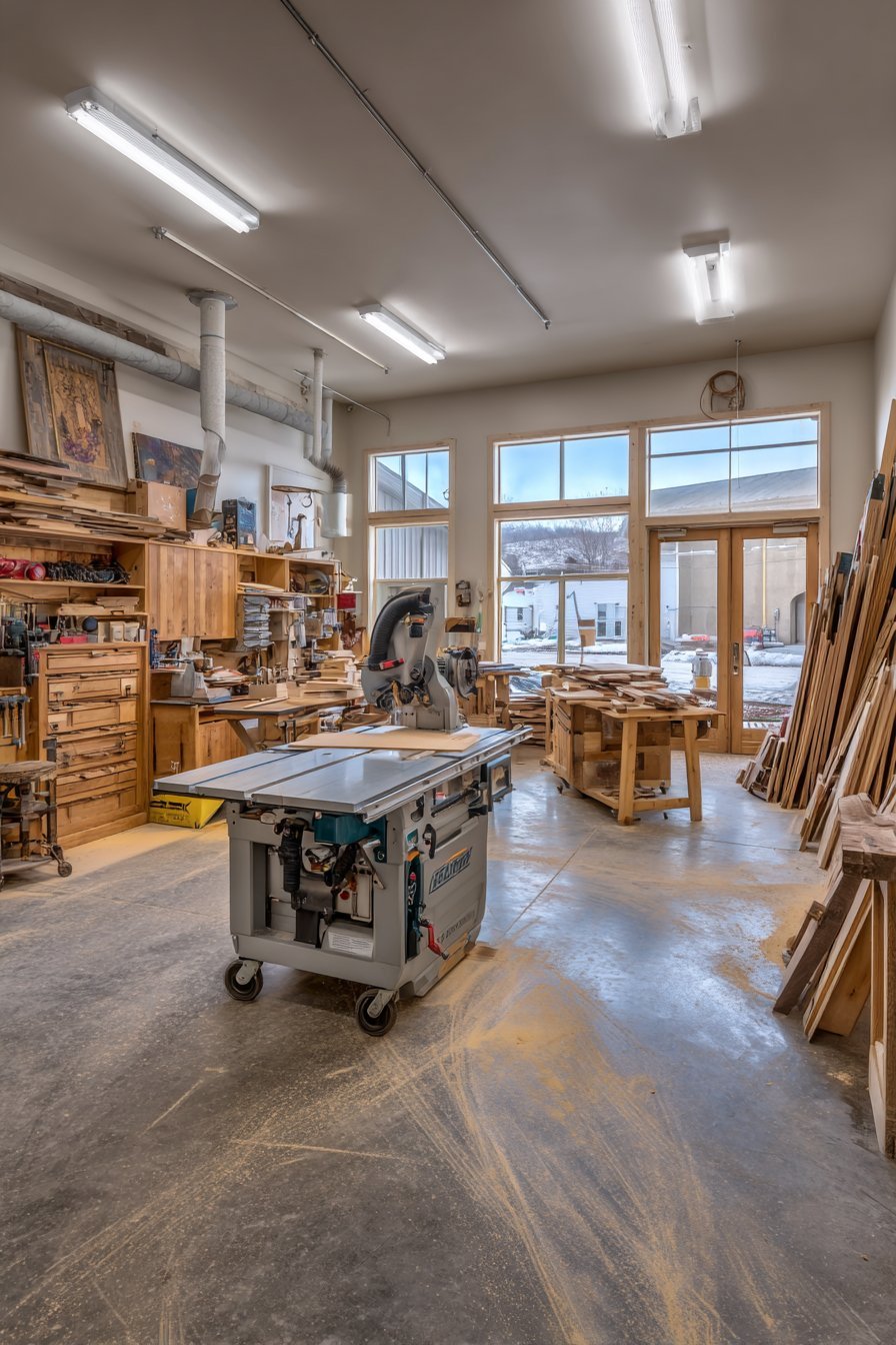 Professional Woodworking Shop Setup