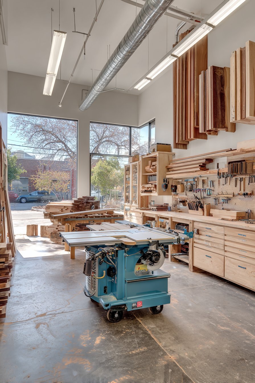 Professional Woodworking Shop Setup