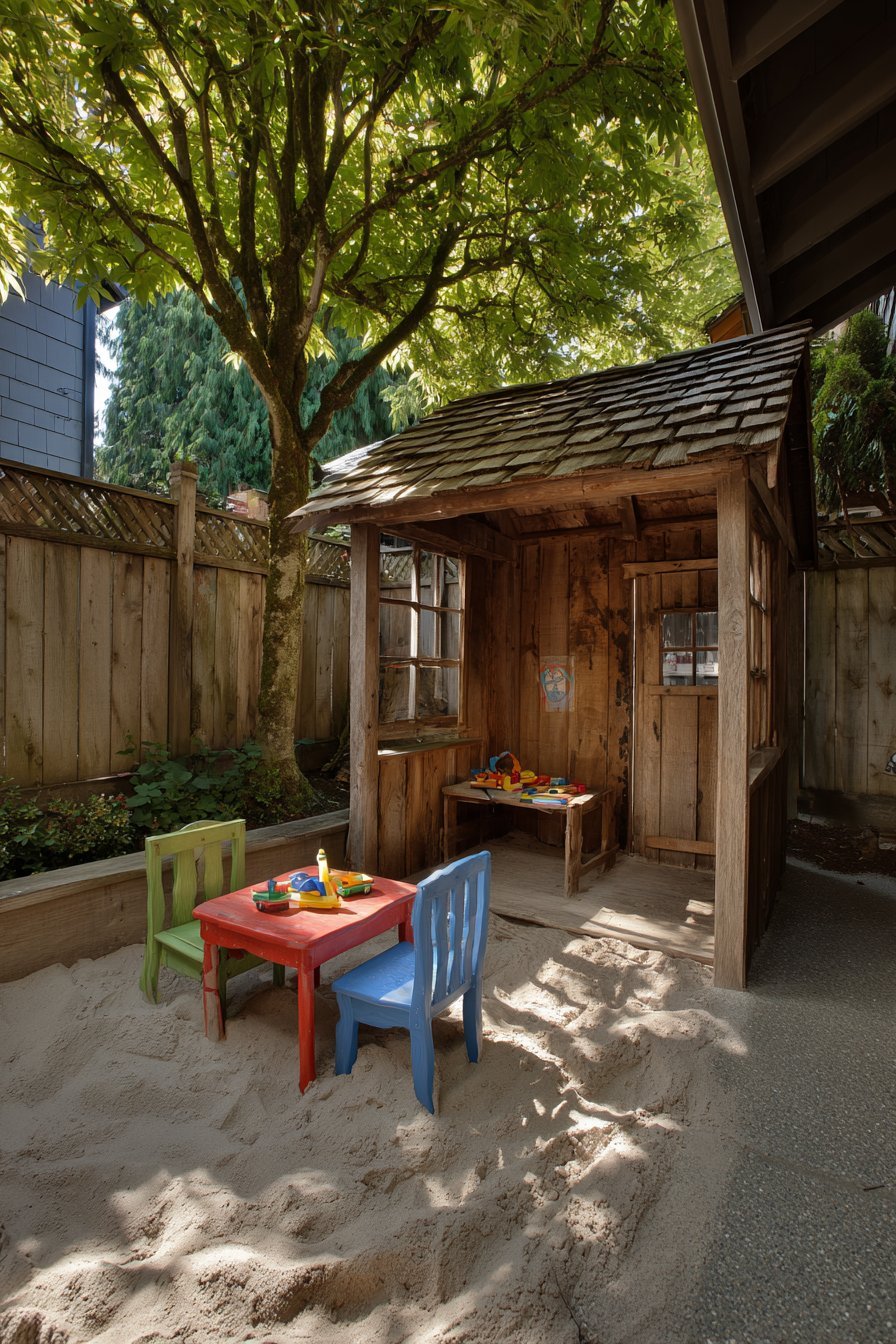 Cedar Shingle Playhouse Family Corner