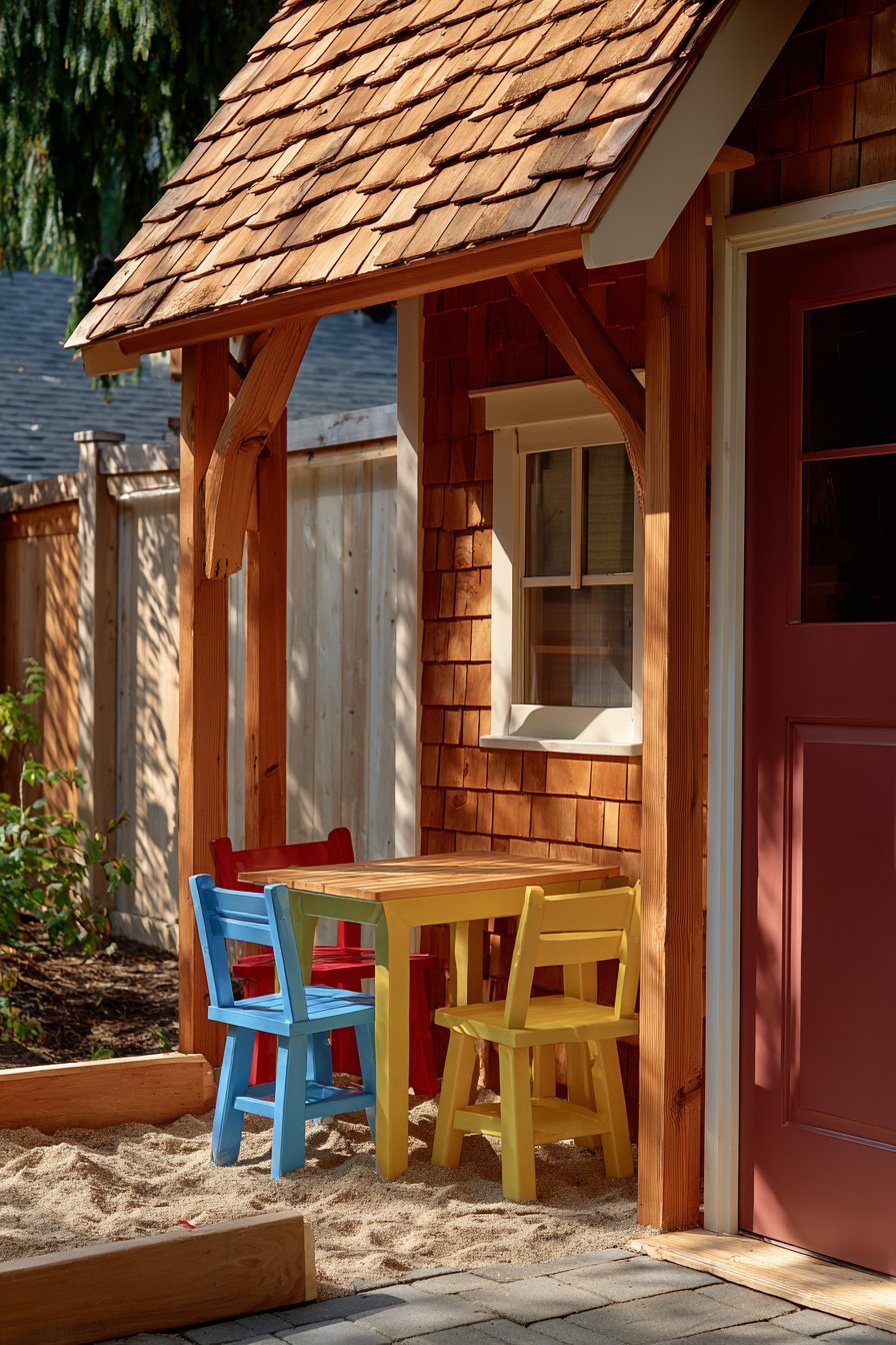 Cedar Shingle Playhouse Family Corner