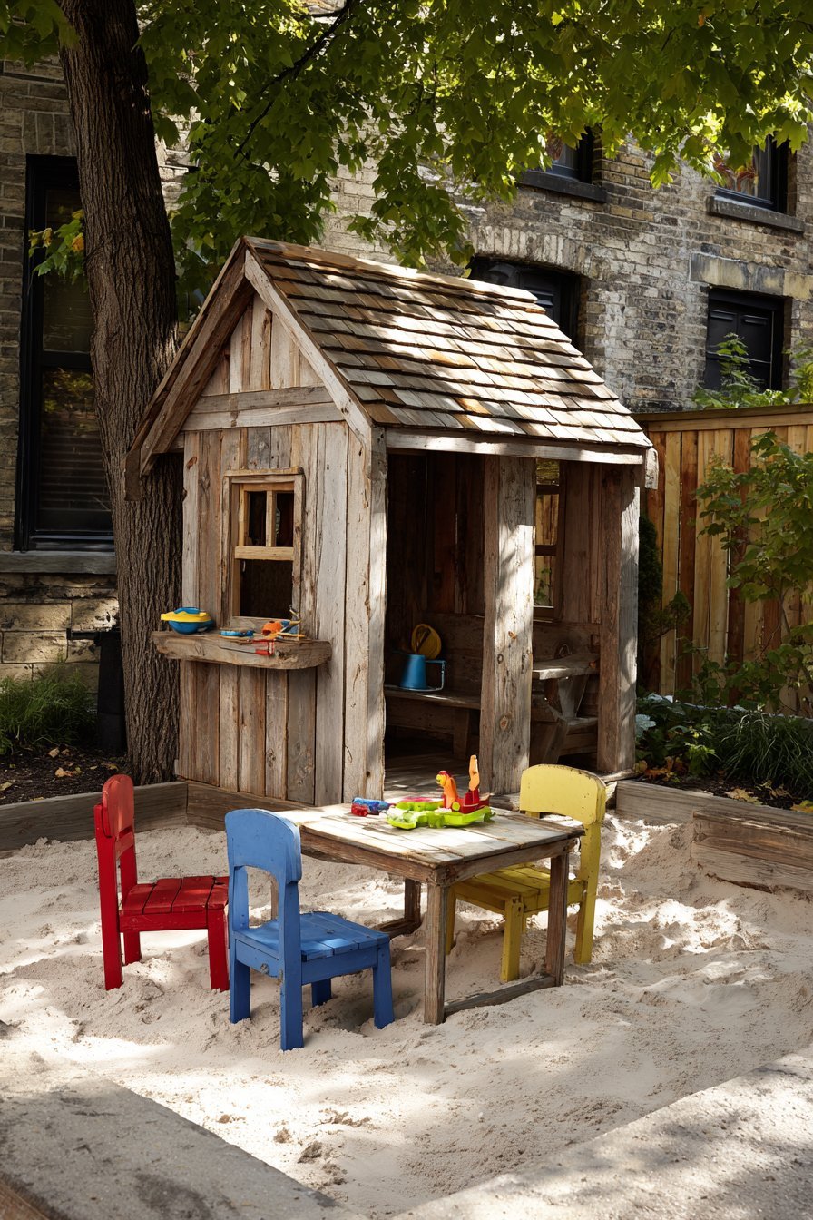 Cedar Shingle Playhouse Family Corner