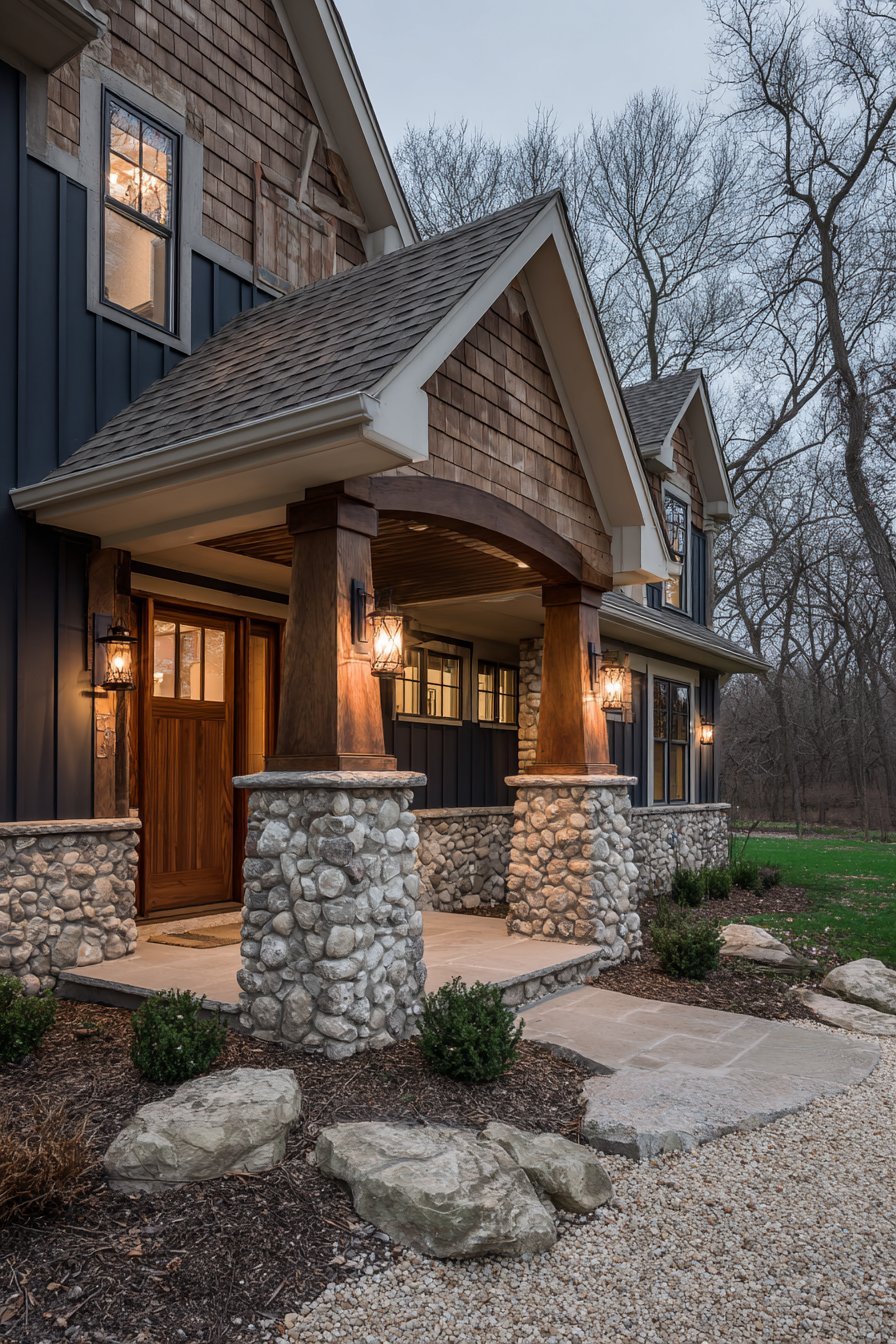 Craftsman Bungalow with Honest Structure