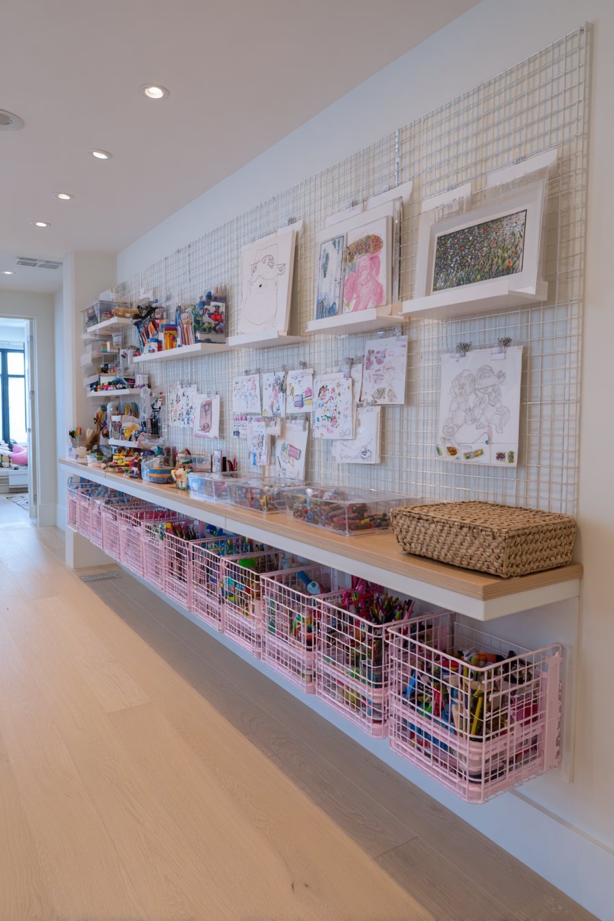 Magnetic Wall Storage System