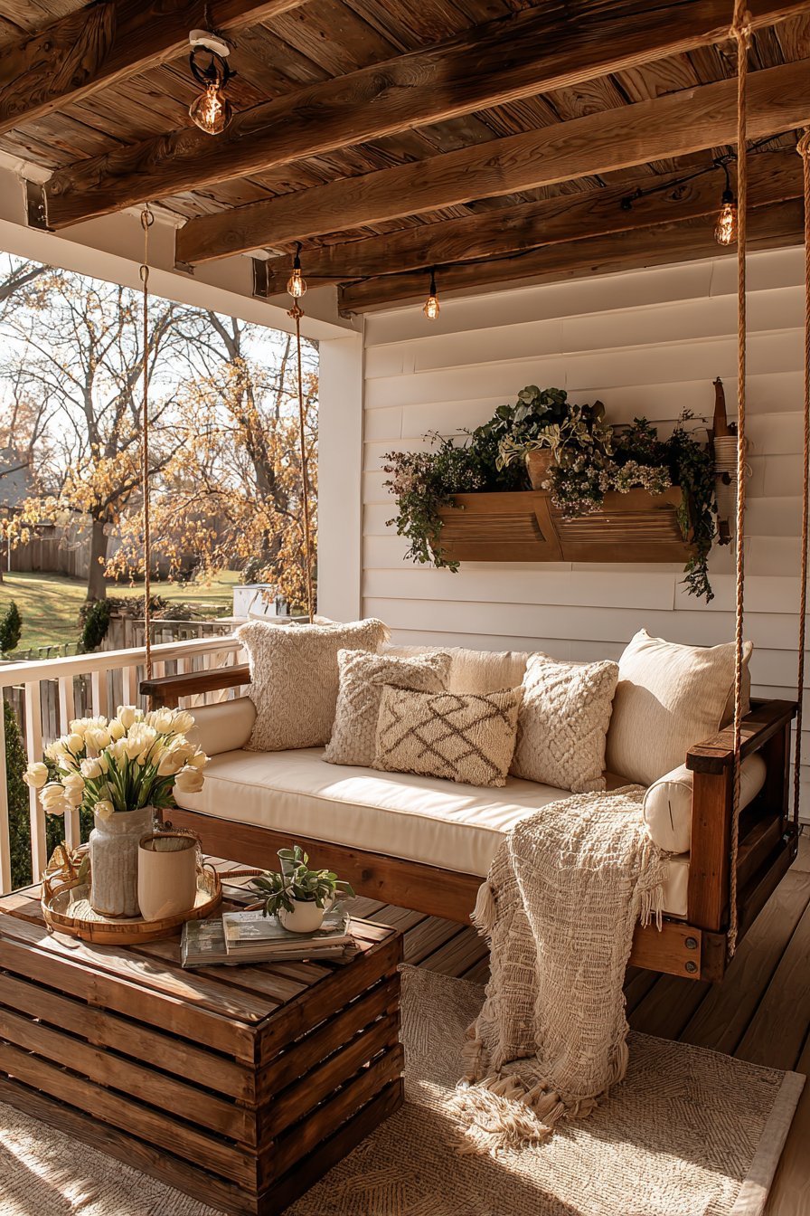 Modern Farmhouse Porch Swing