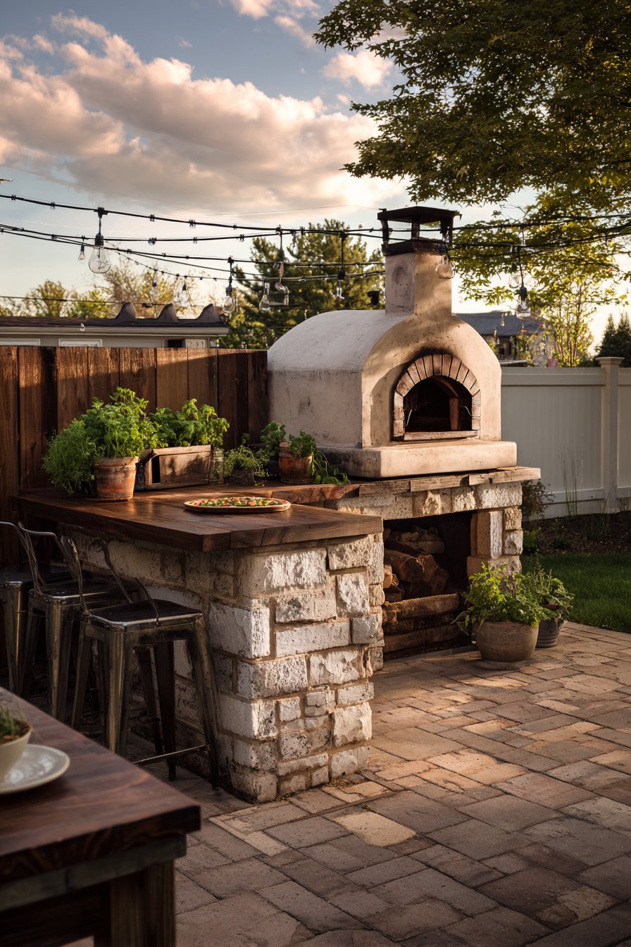 Clay Oven Outdoor Cooking Station