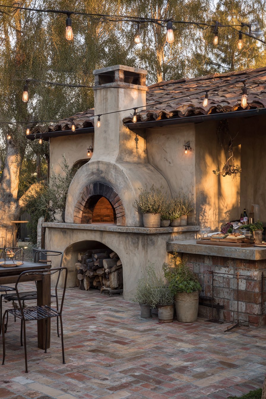 Clay Oven Outdoor Cooking Station