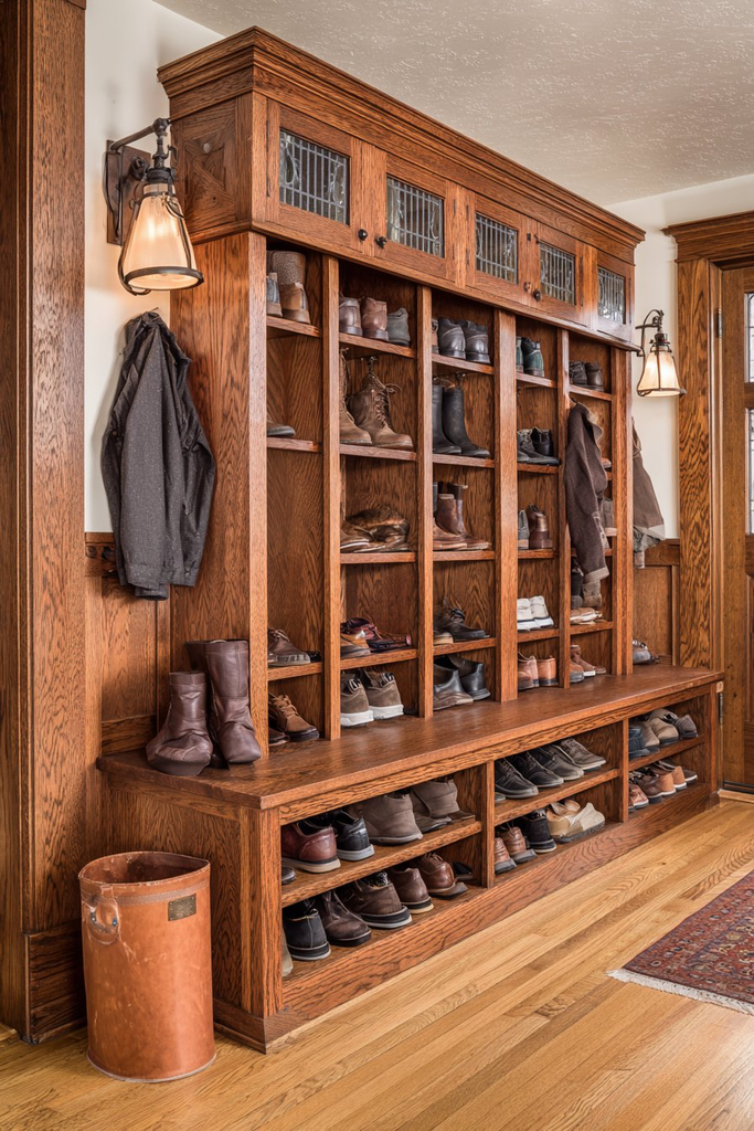Craftsman Quarter-Sawn Oak Built-In System