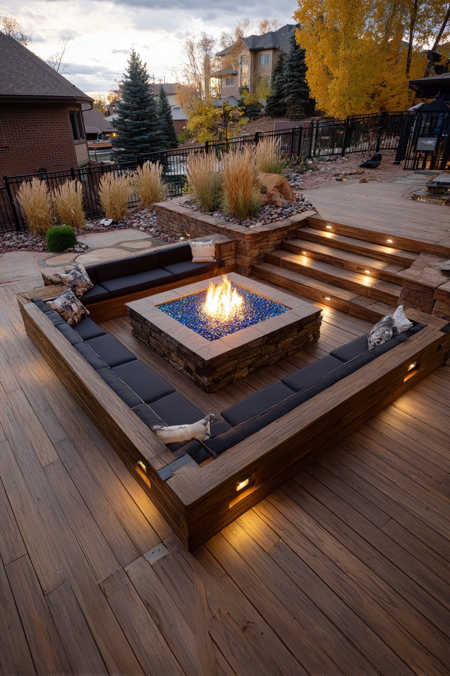 Sunken Conversation Pit Fire Feature