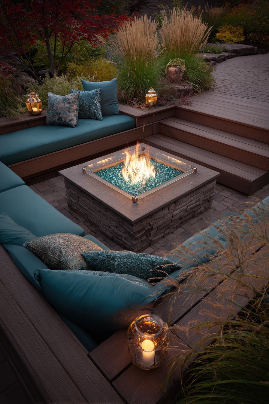 Sunken Conversation Pit Fire Feature