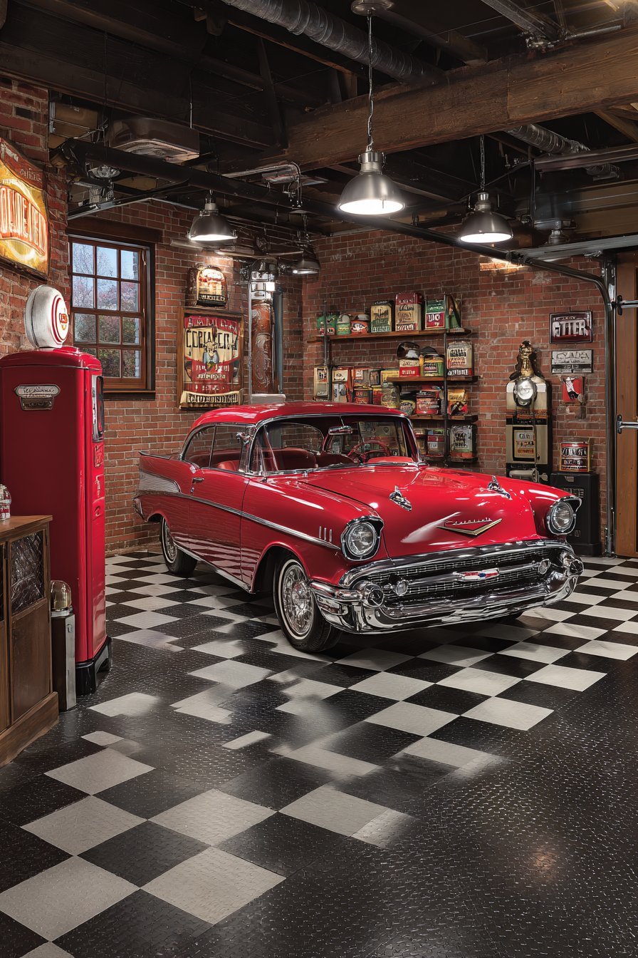 Vintage Automotive Nostalgia Design