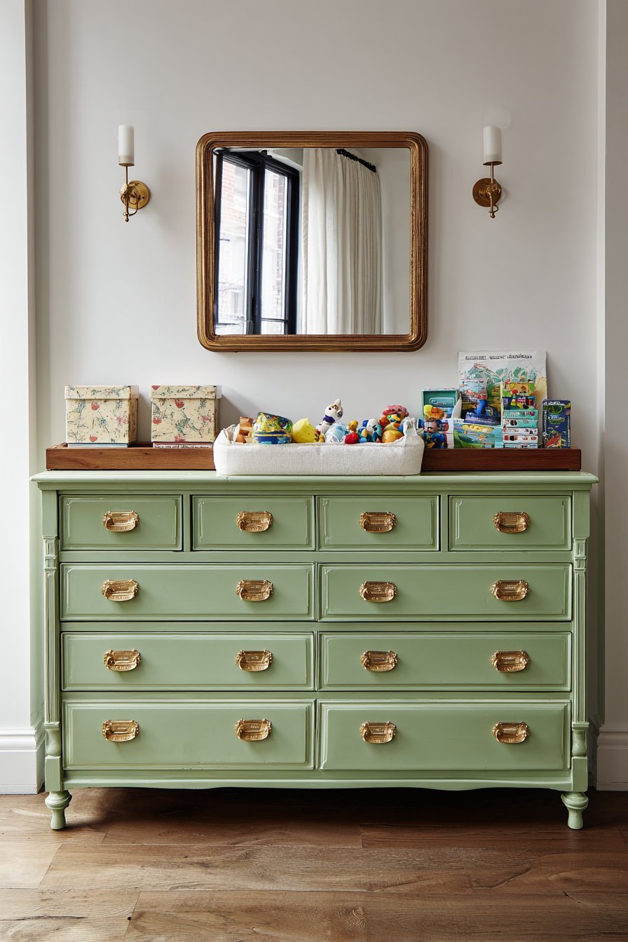 Vintage Dresser Repurposed for Toys