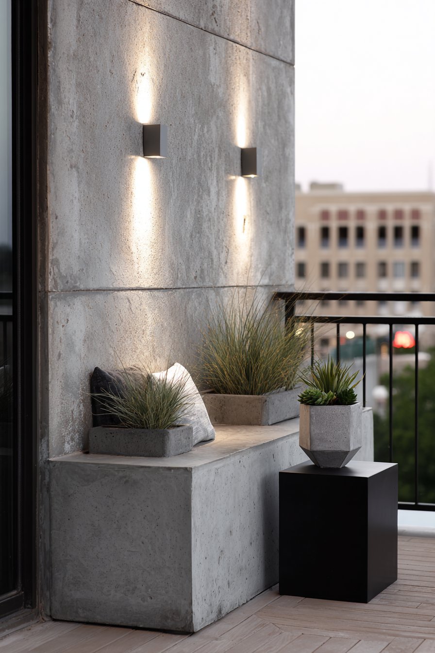 Contemporary Minimalist Concrete Sculpture