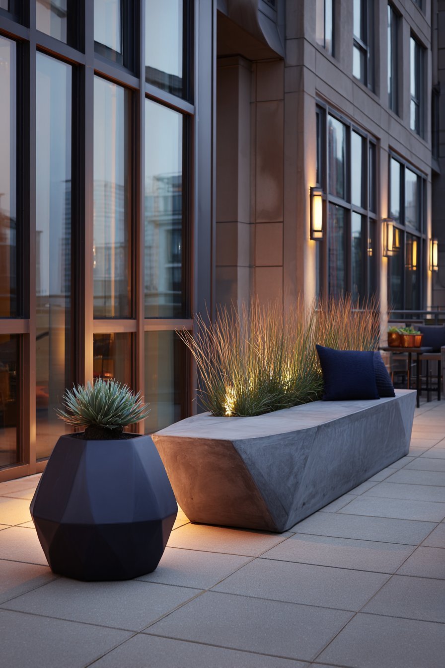 Contemporary Minimalist Concrete Sculpture