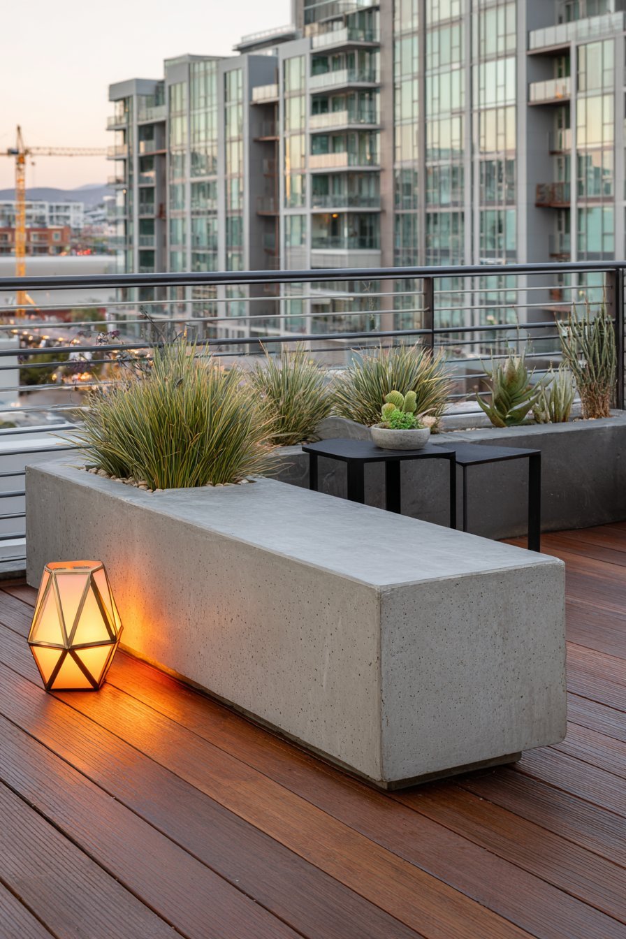 Contemporary Minimalist Concrete Sculpture