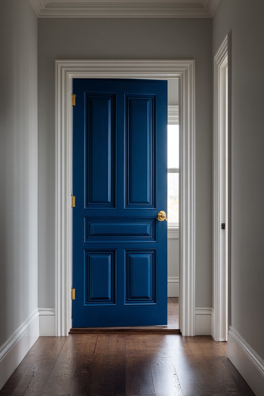 Bold Navy Blue Statement Door