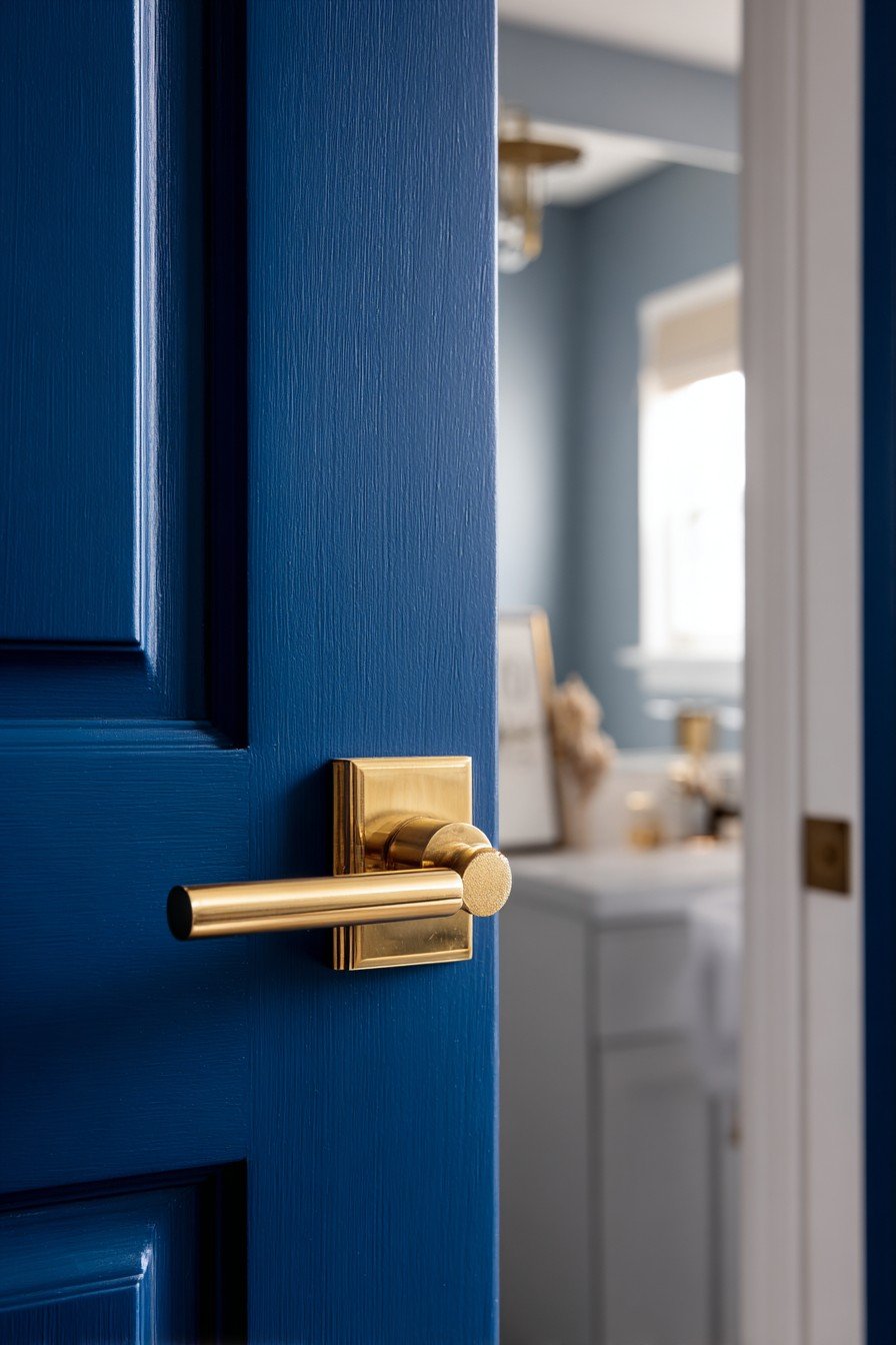 Bold Navy Blue Statement Door