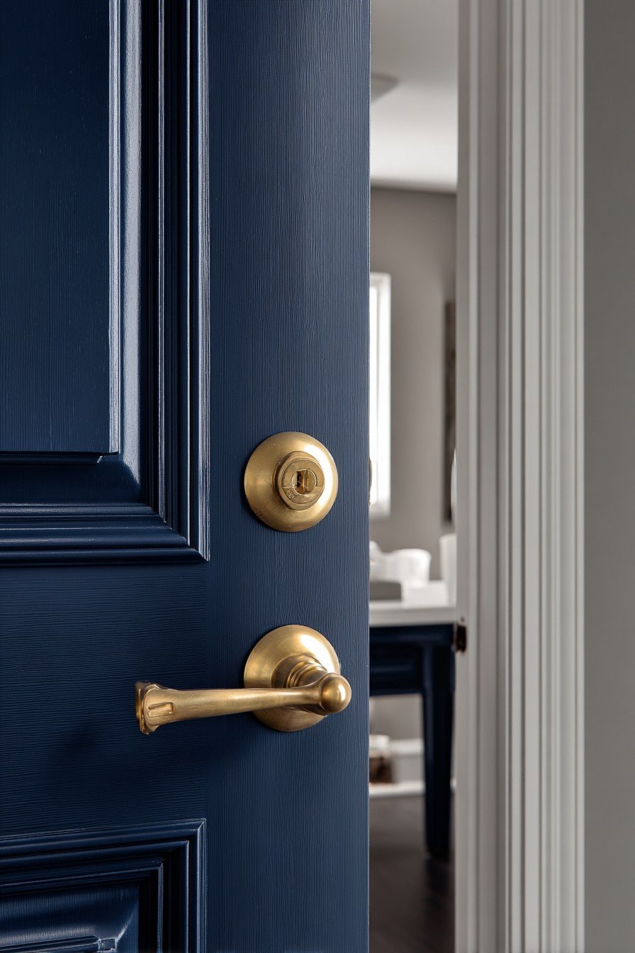 Bold Navy Blue Statement Door