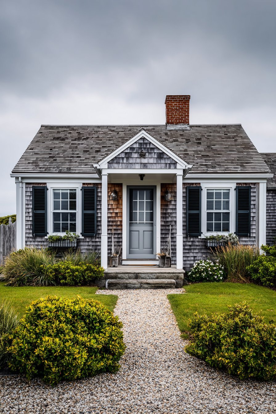 Cape Cod Cottage with Weathered Shingles