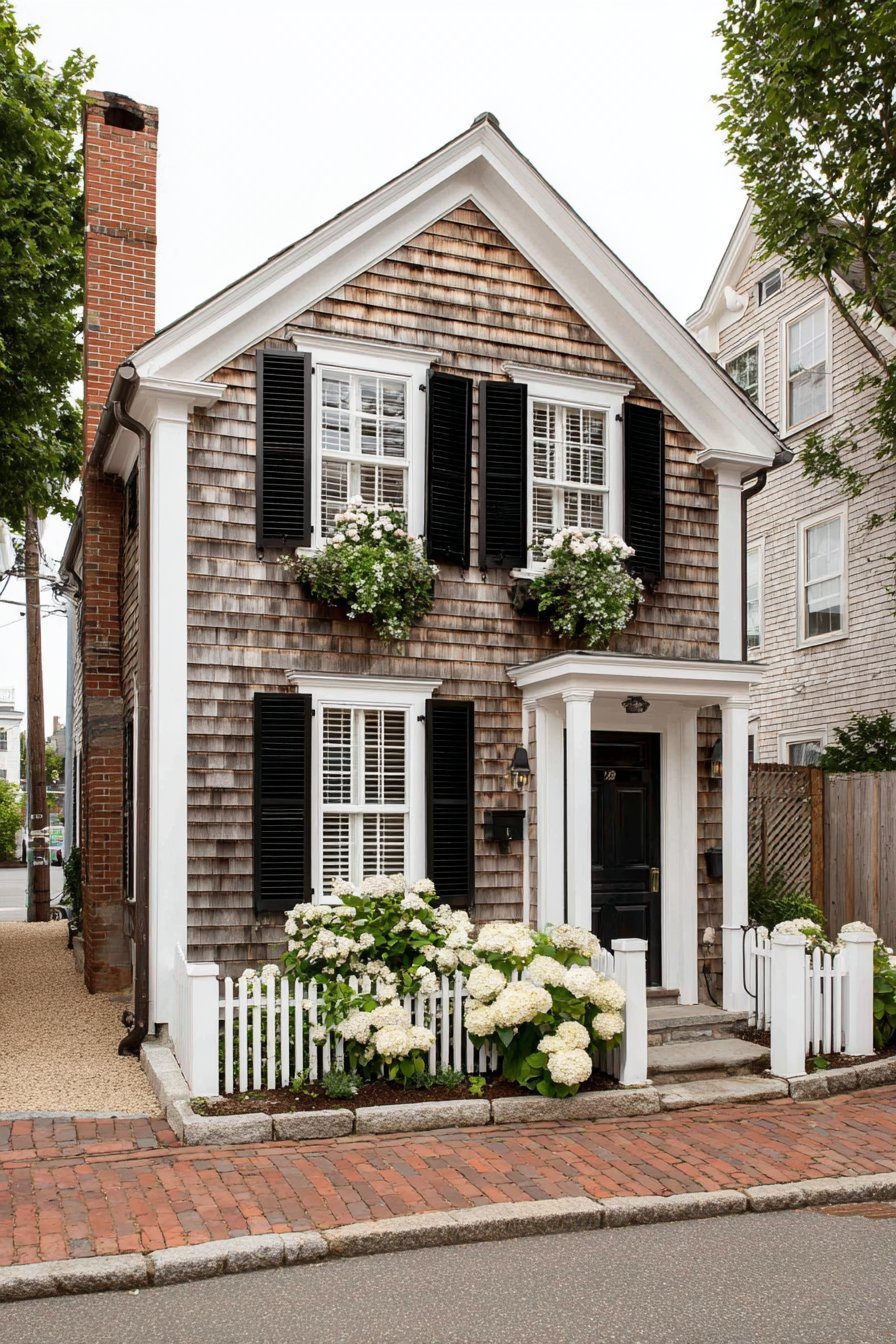 Cape Cod Cottage with Weathered Shingles