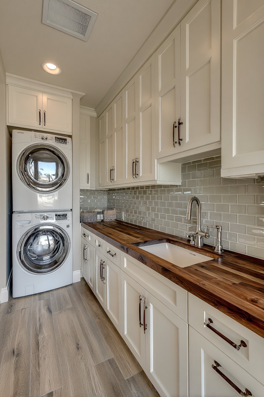 Garage Laundry Room Dual-Function Space