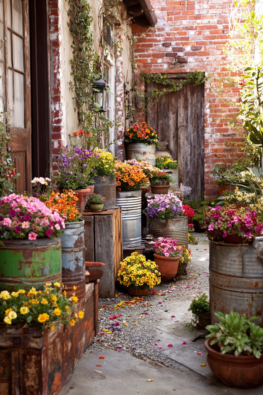Cottage Container Garden