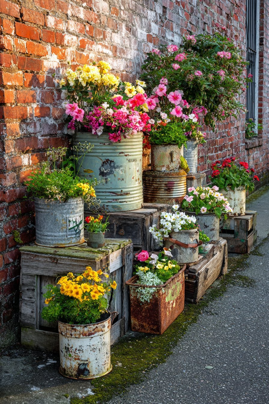 Cottage Container Garden