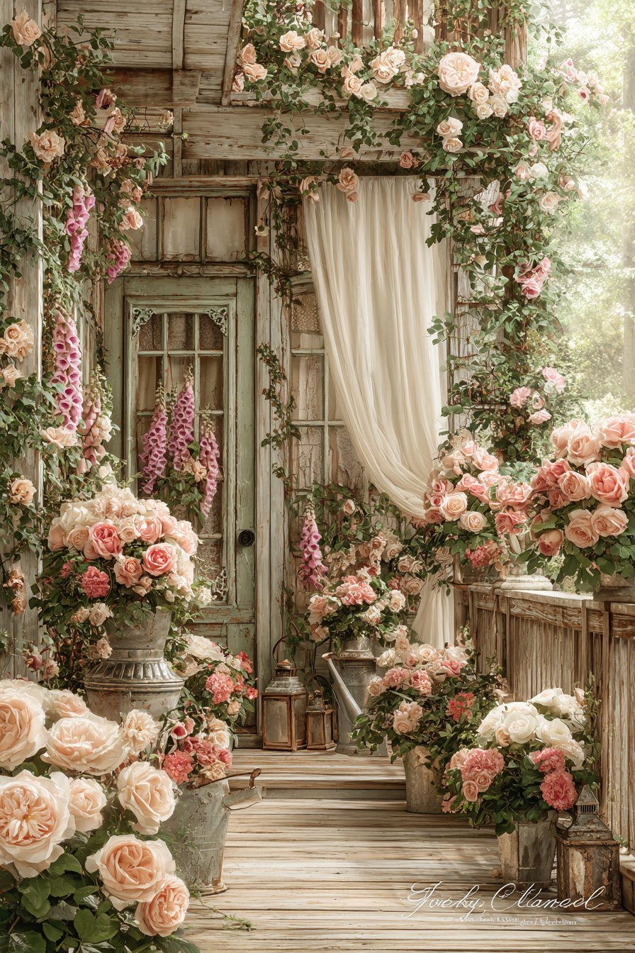 English Cottage Garden Abundance