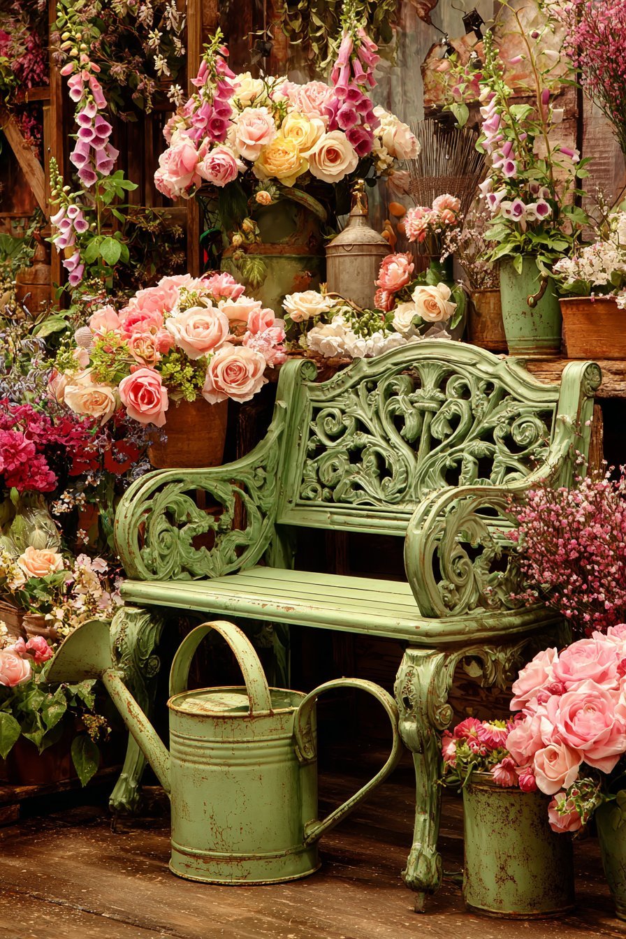 English Cottage Garden Abundance