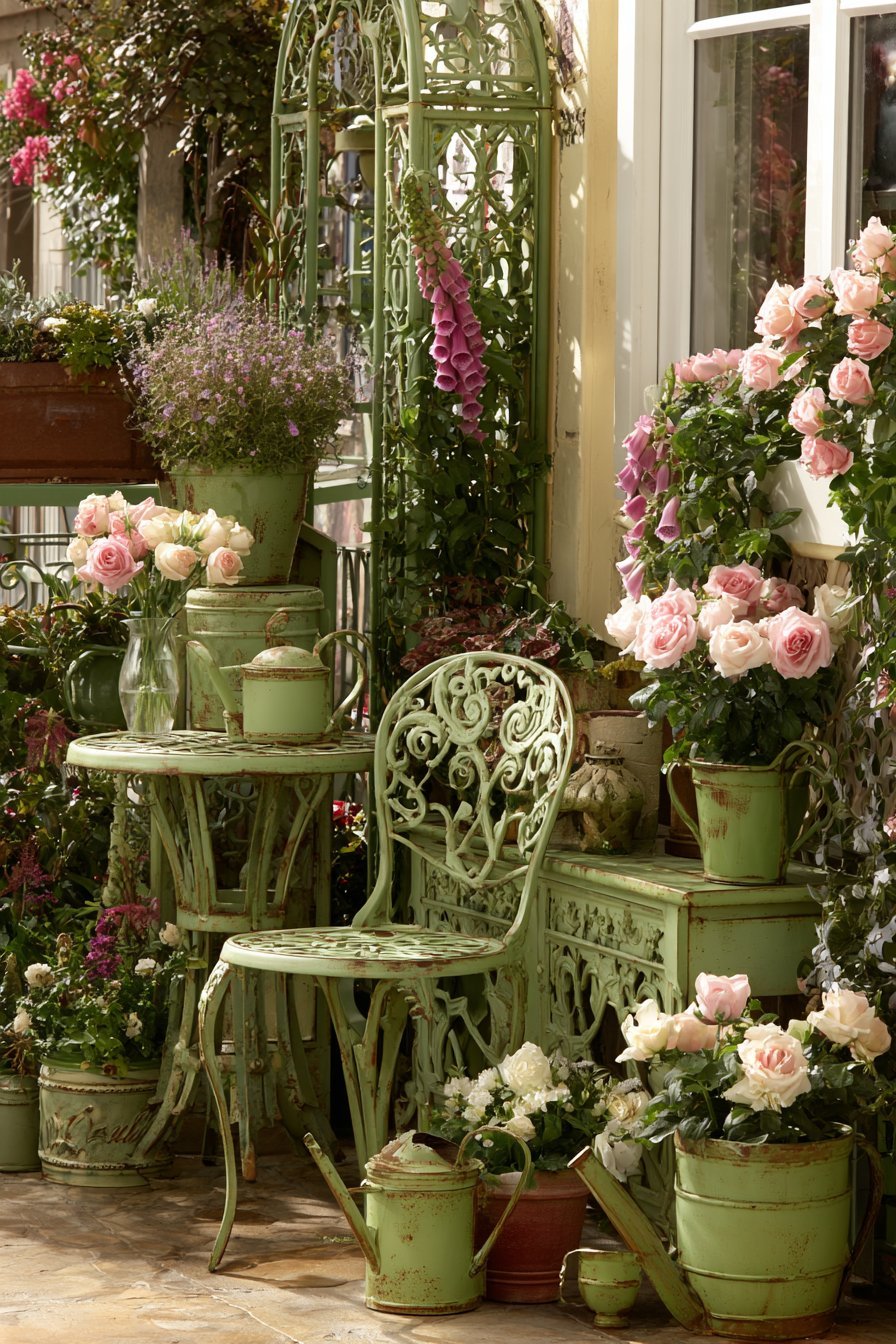 English Cottage Garden Abundance