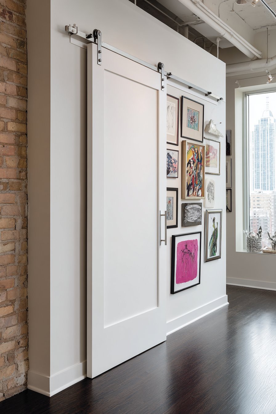  White Gallery Studio Art Display Door