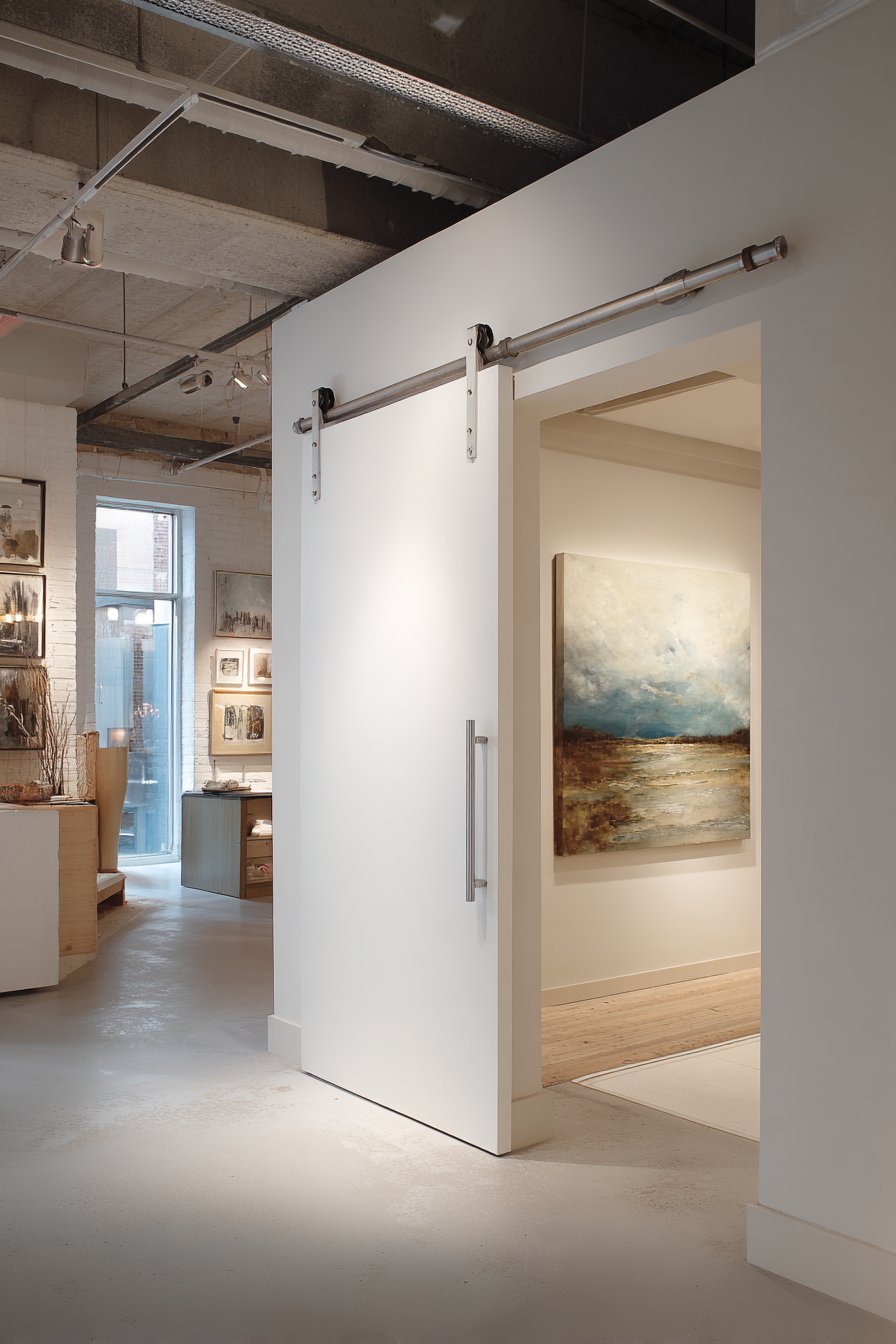  White Gallery Studio Art Display Door